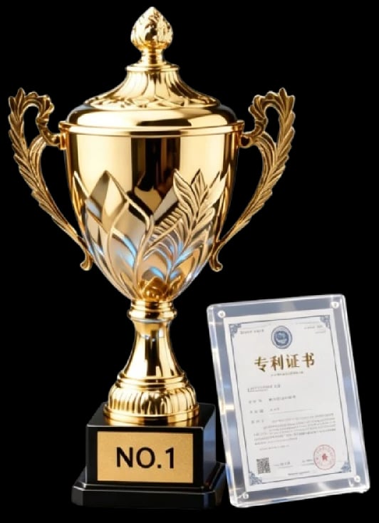 Trophies and patent certificates