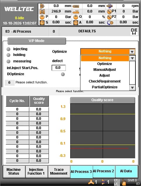 AI Process Control Interface