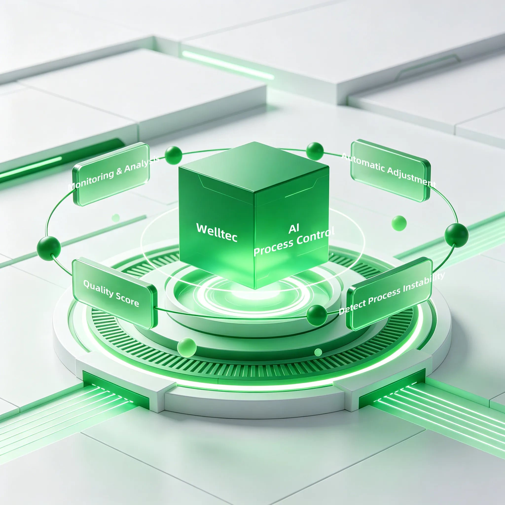 Welltec AI Process Optimization Diagram