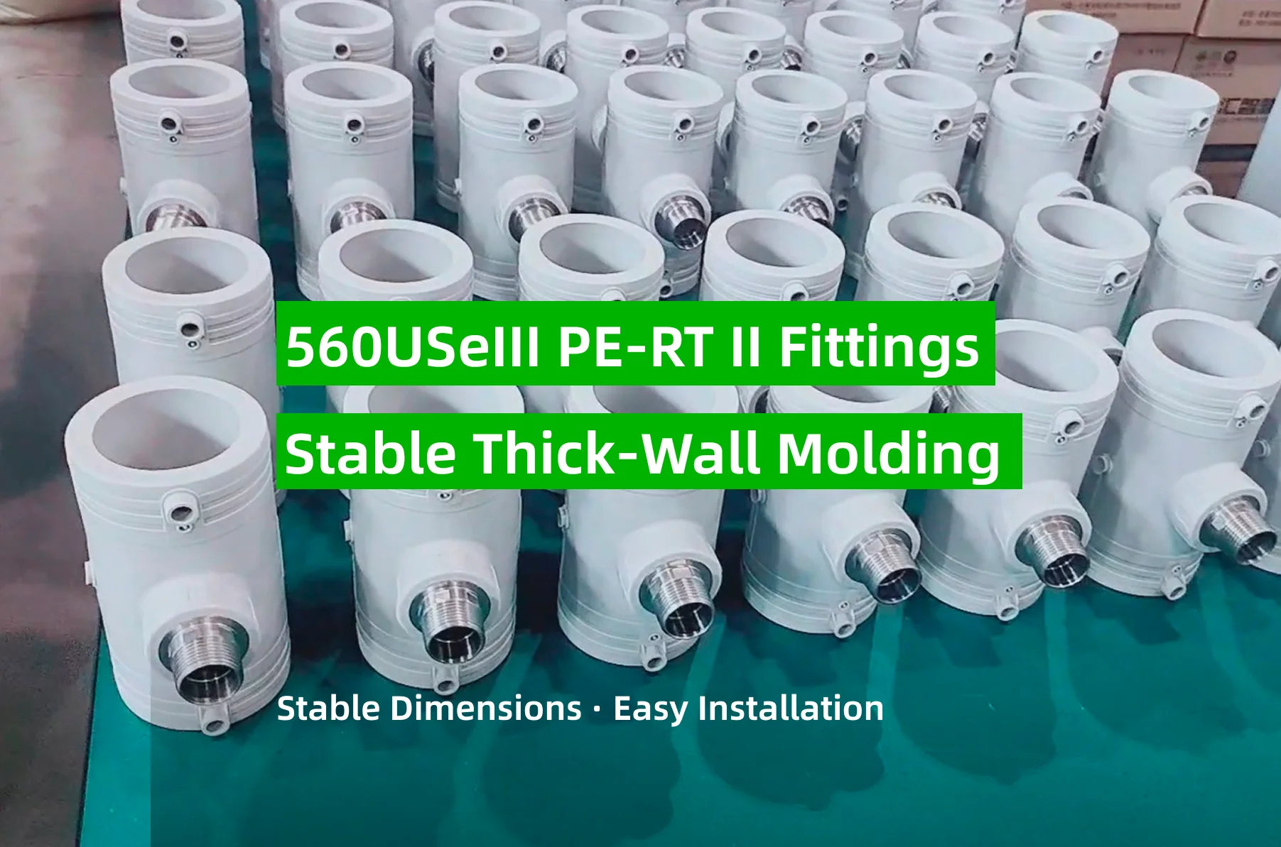560USeIII Heat-Fusion Pipe Fittings Molding Solution
